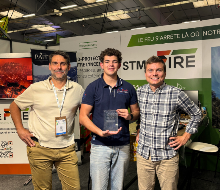 STME FIRE remporte le SETT d’Or lors de la 45ᵉ édition du Salon SETT, récompensant l’innovation de son projet CLEVER.