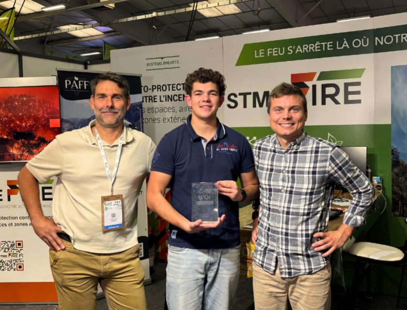 STME FIRE remporte le SETT d’Or lors de la 45ᵉ édition du Salon SETT, récompensant l’innovation de son projet CLEVER.